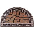 thumbnail image 1 of E-view Half Round Door Mat Mud Dirt Trapper Shoe Scraper Mat Entry Mat Rugs for Front Door Low Profile Indoor Washable (One Pack), 1 of 6