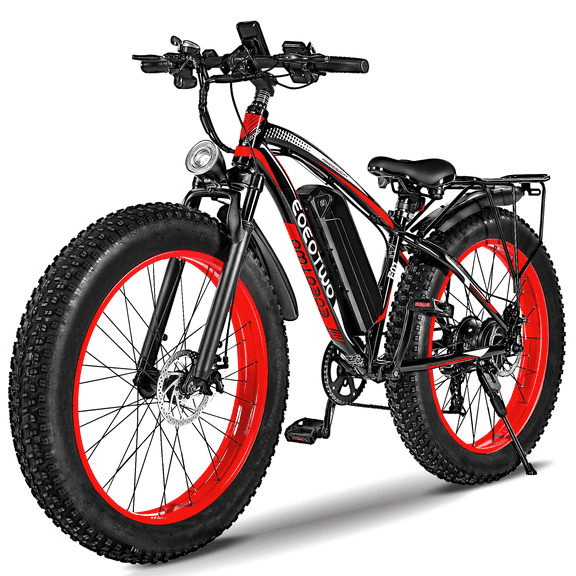 E01 26"Electric Bike for Adults, 1000W Motor, 48V 15Ah Battery, 33MPH Max Speed, 60 Miles Range, Aluminum Alloy Frame, LED Display, Mechanical Disc Brakes