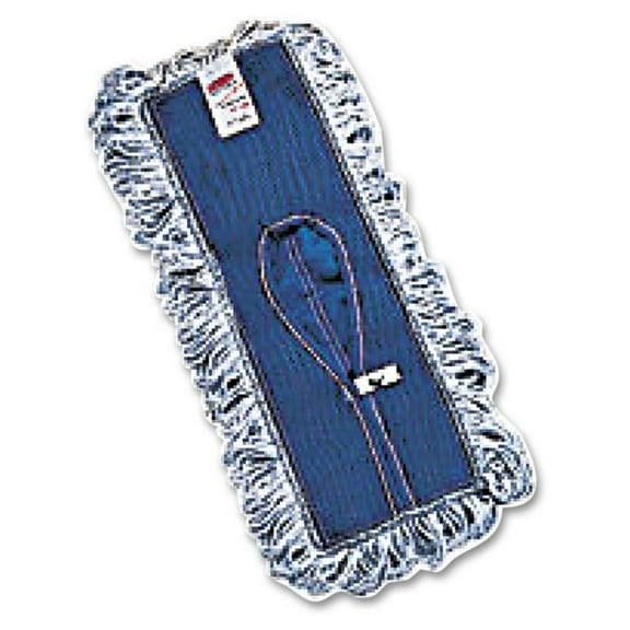 E052 Finish System Replacement Mop Head, 18 x 5, Rayon/Synthetic, White