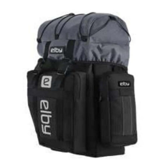 E08156 Black Pannier Bag with Putty Logo
