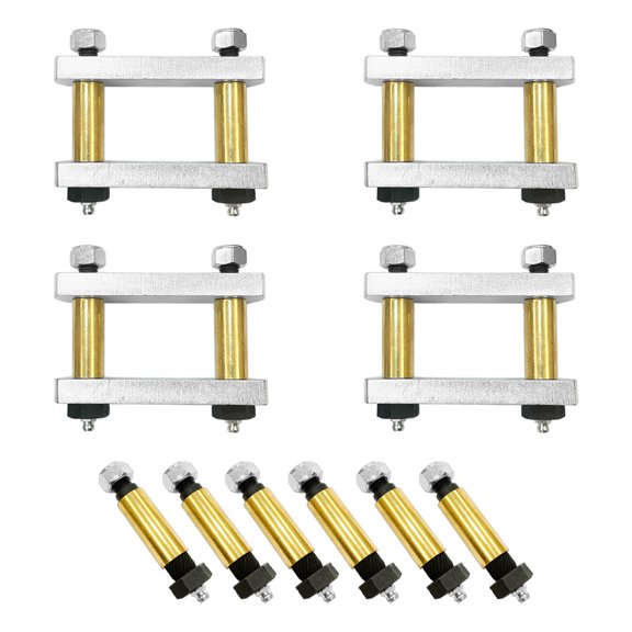 Heavy Duty Shackle Upgrade Kit Trailer Shackle Kit 3.125" Shackles Tandem Axle Replaces UO12-021