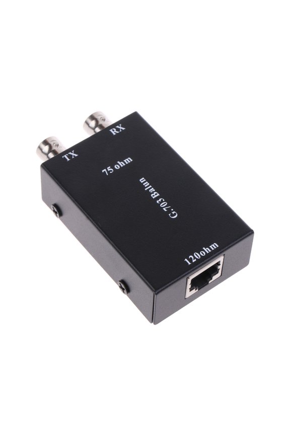 E1 Converter, Balance to Unbalance, 75 ohm to 120 ohm impedance, G703 Coaxial