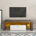 thumbnail image 1 of E1 Grade Particleboard, Thickened Material | 55-inch Fit TV Console with Adjustable Feet | Moisture-proof, Wear-resistant, and Ground-leveling, 1 of 5