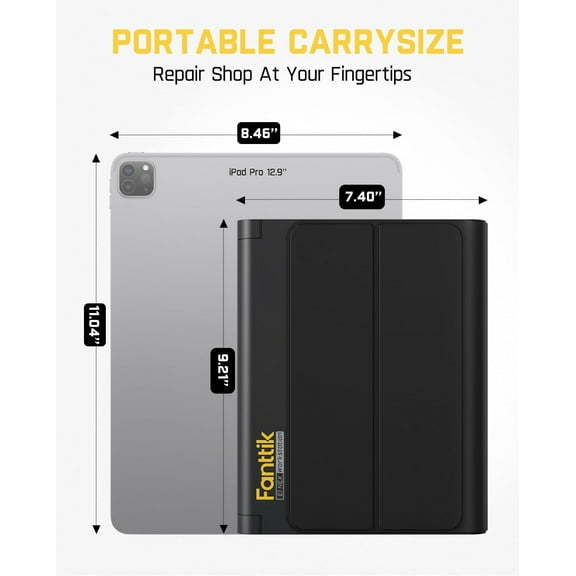 E1 NEX Workstation - Precision Repair Kit with Electric Screwdriver, 64 Bits, and 12 Electronic Tools