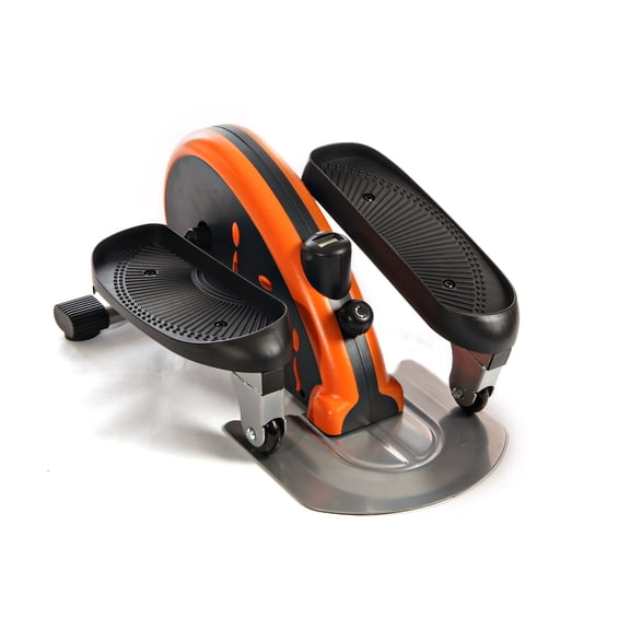 Open Box E1000 Compact Lower Body Cardio Workout Strider Machine, Orange