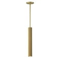 thumbnail image 1 of E11012-GLD-ET2 Lighting-Reeds - 7W 1 LED Pendant-17.75 Inches Tall and 2.25 Inches Wide-Gold Finish, 1 of 2