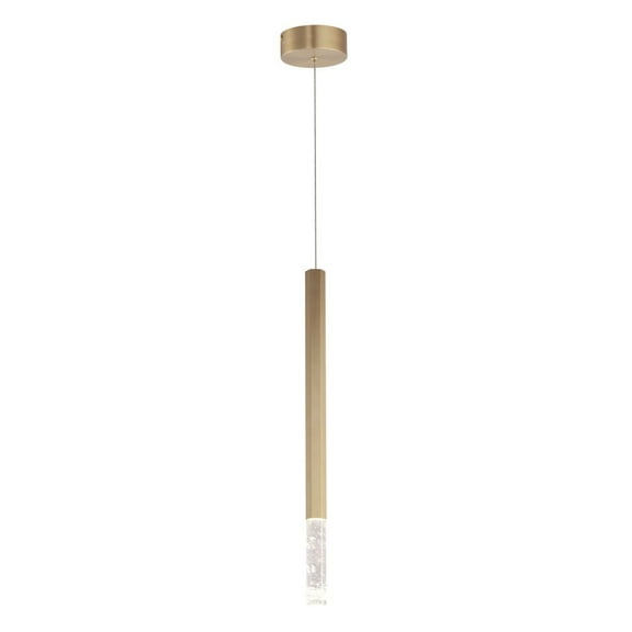 ET2 Lighting - Diaphane - 23.75 Inch 5W 1 LED Pendant-Gold Finish