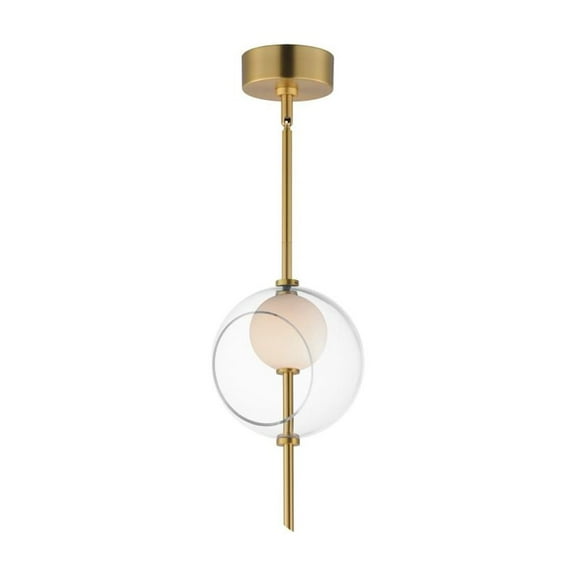 ET2 Lighting - Martini - 7W 1 LED Pendant-12.5 Inches Tall and 7.75 Inches Wide