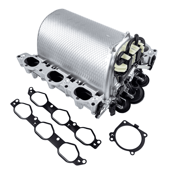 Engine Intake Manifold w/Gasket | Fit for Mercedes Benz C230 C250 C280 C300 C350 CLK350 E280 E350 S400 GLK350 ML350 ML450 R350 SLK280 SLK300 SLK350, V6 272 Engine | OE# 2721402201 2721402401