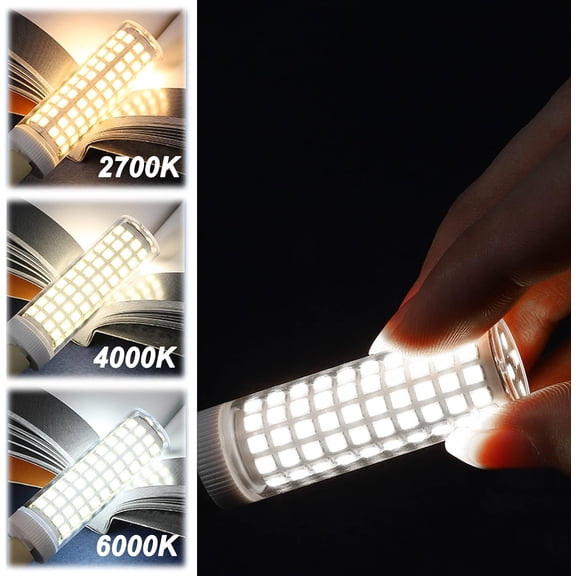 E12 10W 6000K LED Candelabra Bulbs 100w Equivalent 1200lm 0.73 * 3.15inch, Non-dimmable, 5Pack