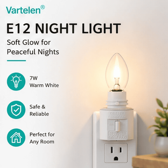E12 Ceramic Light Socket, UL Listed Candelabra Porcelain Lamp Holder with Screw Terminal, Rotary Night Light Base for Chandelier Wall Sconce