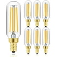 E12 LED Bulb 100W Equivalent, Dimmable Chandelier Light 8W, Warm