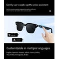 thumbnail image 1 of E13-06 smart Glasses Listenable Songs,  Music & Call Sunglasses for People ,with Built-in Headphones,Wireless Headphone Sunglasses bluetooth glass, and HIFI S ound & HD Lens Headset Smart Glasses, 1 of 16