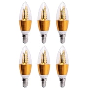 E14 LED Candle Bulb 5W Warm White 3000K Pack of 6