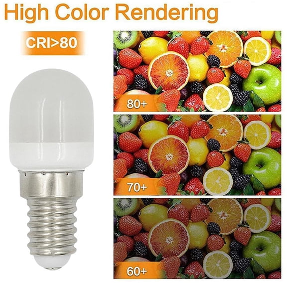 E14 led corn bulb, 2w 140lm warm white, 360-degree illumination for home and office