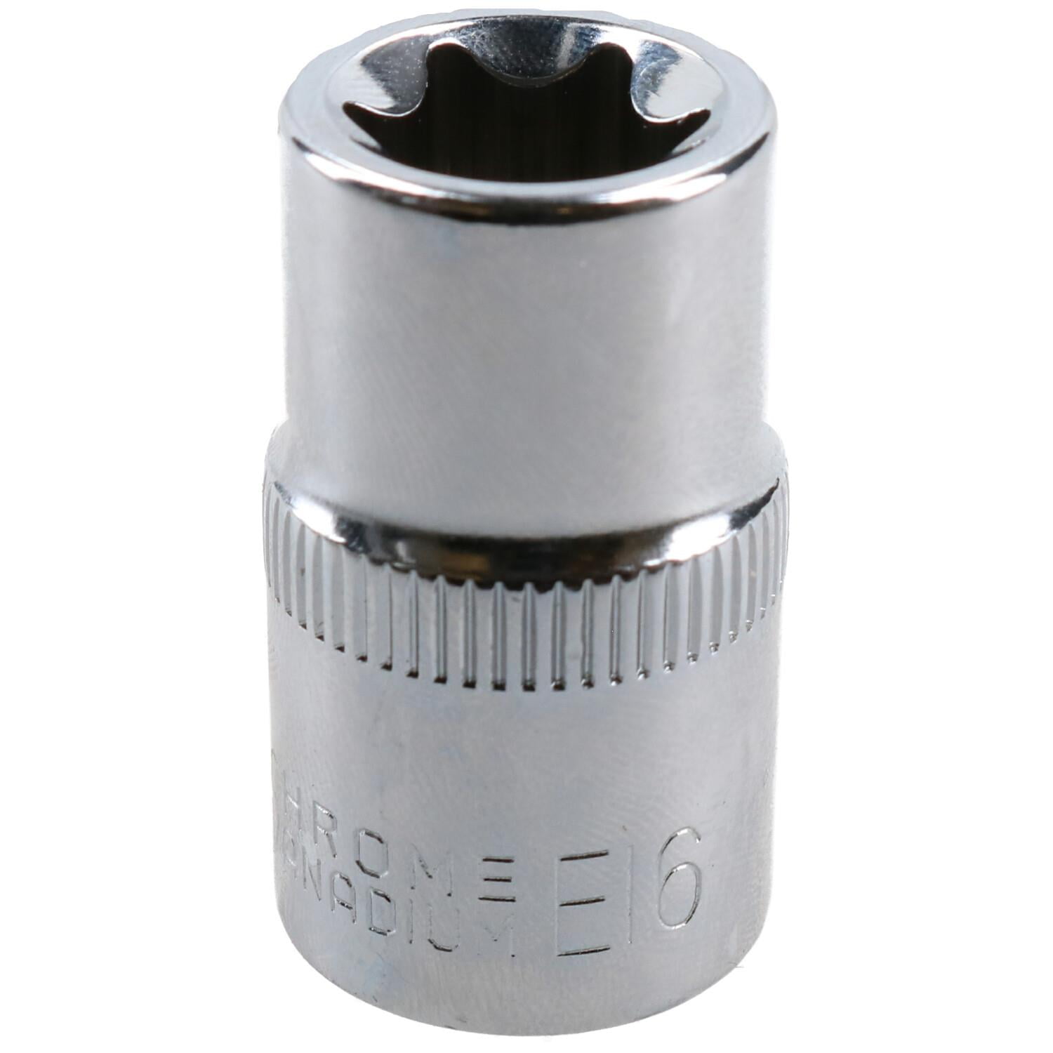External Star Bit E16 Female Torx Socket Star Bit 1/2