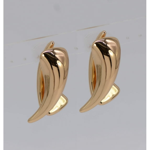 Z E1636 | Sculpted Drop Post Earrings | 25E6102