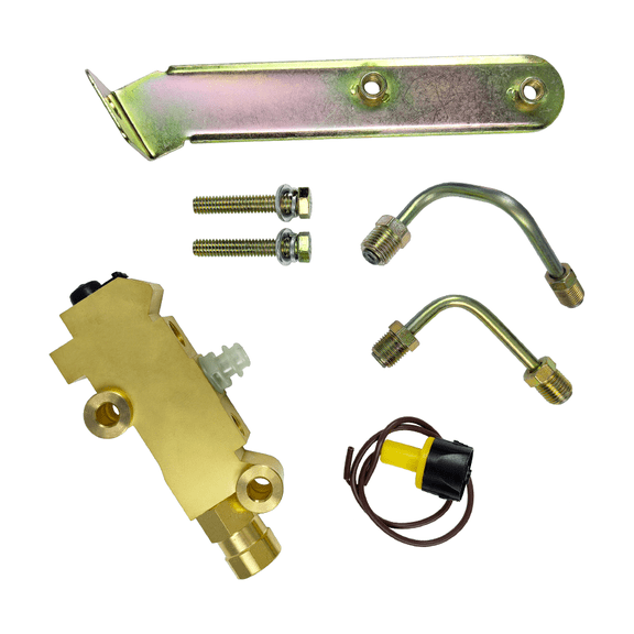 172-1353 PV2 Brass Disc/Drum Disc Front Drum Rear Brake Proportioning Valve & Mount Bracket Connector Kit | Fit for GM Vehicles Chevrolet (Chevy), Ford, Chrysler Classic Car & Truck | OE 25509419