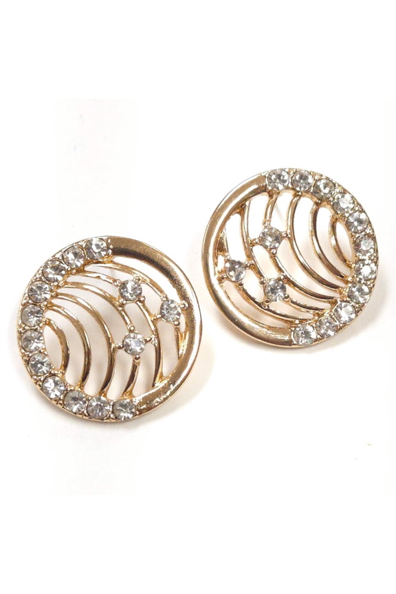 E1827 | Wave Drop Post Earrings | 25E3040