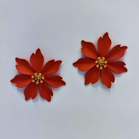 E1853 | Delicate Flower Earrings | KE4116