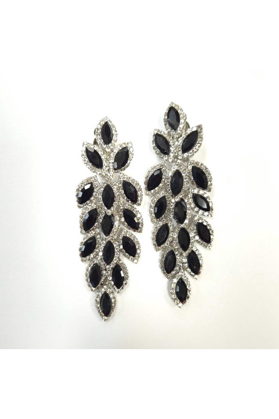 E1858 | Elegant Crystal Vine Earrings | ESE3046C