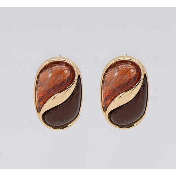 Chic Asymmetric Swirl Earrings
