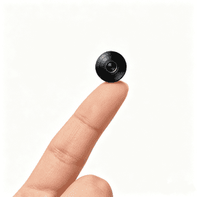 E2 Only 1 Inch Compact Audio Recorder with Built-in Camera, HD Video & Audio Recorder for Daily Use, Portable Wearable Mini Voice Recorder with Video Recording