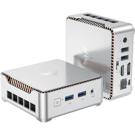E2 Mini PC,11 Pro Intel Twin Lake N150 Mini Computer,16GB RAM 512GB M.2 SSD,Micro PC Support 4K Display/USB3.2/WiFi6/BT5.2/Gigabit Ethernet Mini PC Home/Office