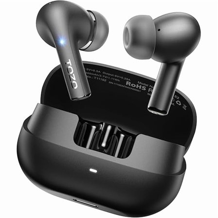 E2 Wireless Earbuds 10mm Drivers with Powerful Bass, App Customize 32 EQs, with 2 Mics AI Call Noise Cancellation, 30H Playtime, Bluetooth 5.3 Ear Buds, Comfort Fit in-Ear Headphones