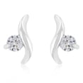 thumbnail image 1 of E20128R-S01 Twisting Solitaire CZ Earrings, 1 of 1