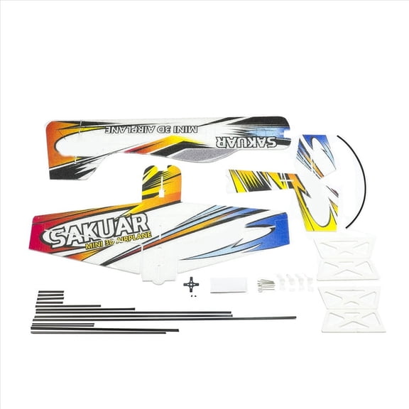 E210 Micro Mini EPP Foam RC 3D Airplane Model Kit, Lightweight Remote Control F3P Hobby Plane Toy