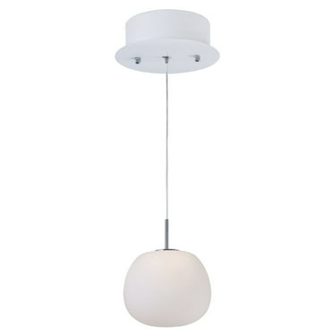 E21120-11WT-ET2 Lighting-Puffs-4.8W 1 LED Pendant-6.25 Inches wide by 6 inches high