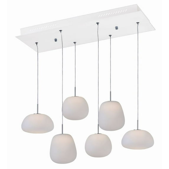 E21124-11WT ET2 Lighting Puffs-28.8W 1 LED Pendant-11.8 Inches wide by 7.5 inches high