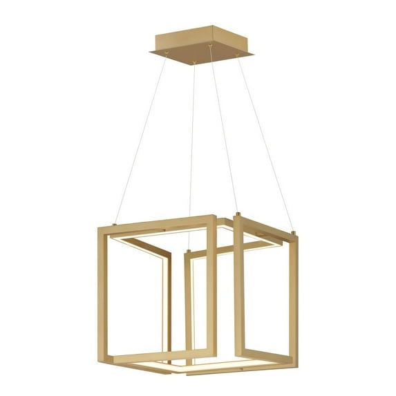 E21262-GLD-ET2 Lighting-Penrose - 54W 1 LED Pendant-16 Inches Tall and 16 Inches Wide-Gold Finish
