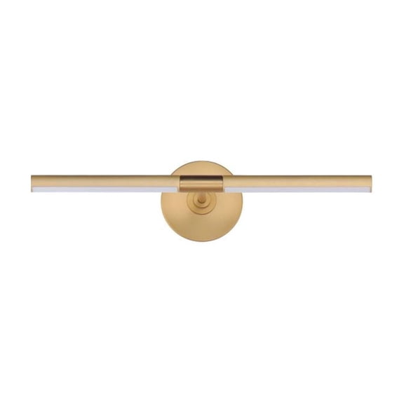 E21351-GLD ET2 Lighting Dorian - 12W 1 LED Picture Light-19 Inches Tall and 4.5 Inches Wide-Gold Finish