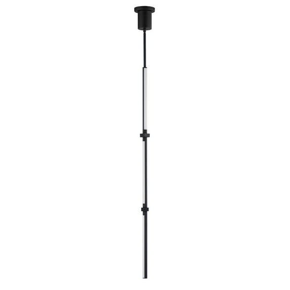 E21358-BK-ET2 Lighting-Dorian - 18W 3 LED Pendant-47.25 Inches Tall and 1 Inches Wide-Black Finish