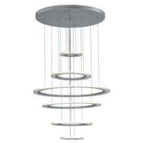 E22664-11MS ET2 Lighting Saturn II-630W 6 LED Pendant-30 Inches wide by 0.5 inches high