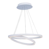 E22847-MW-ET2 Lighting-Cirque-134W 2 LED Pendant-23.75 Inches wide by 6 inches high