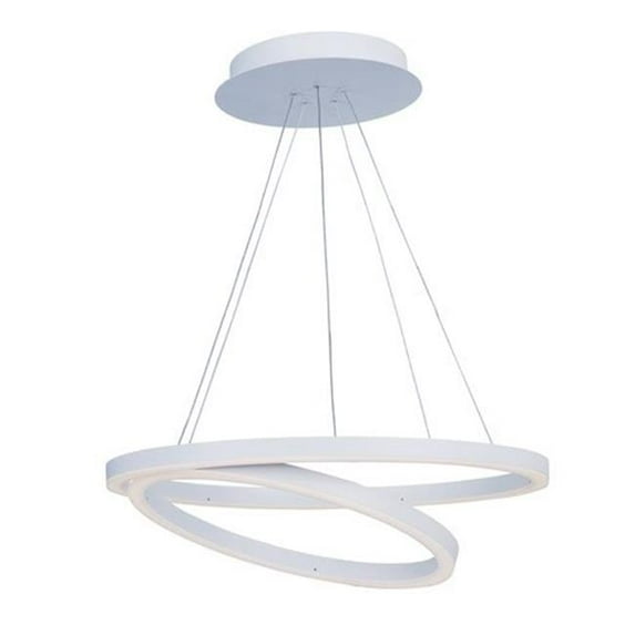 E22847-MW-ET2 Lighting-Cirque-134W 2 LED Pendant-23.75 Inches wide by 6 inches high