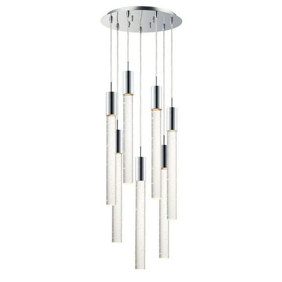 E22877-91PC ET2 Lighting Big Fizz-56W 7 LED Pendant-16 Inches wide by 26.5 inches high