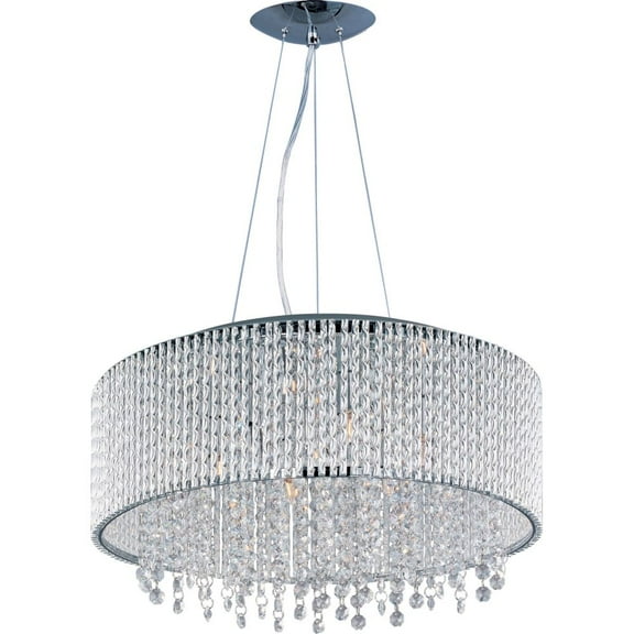 E23137-10PC ET2 Lighting Spiral-10 Light Pendant in Mediterranean style-22.5 Inches wide by 10.75 inches high