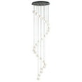 thumbnail image 1 of E24169-18BKGLD-ET2 Lighting-Newton-62.5W 25 LED Pendant-27.5 Inches wide by 5.75 inches high, 1 of 5