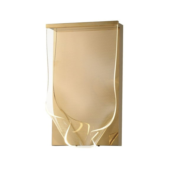 E24871-133FG ET2 Lighting Rinkle - 4.5W 1 LED Wall Sconce-16.5 Inches Tall and 9.25 Inches Wide