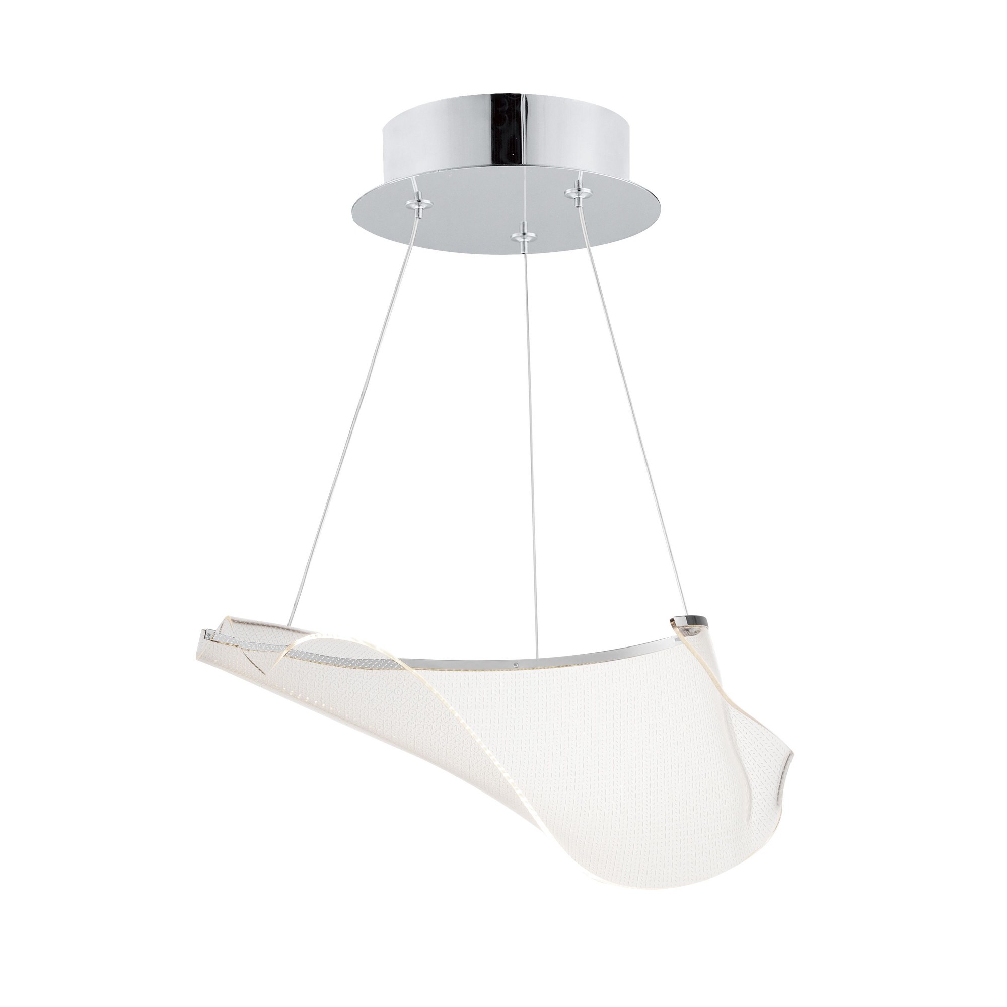 E24881-133PC-ET2 Lighting-Rinkle - 7.8W 1 LED Pendant-11 Inches Tall ...