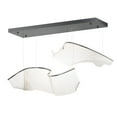 thumbnail image 1 of E24882-133BGM-ET2 Lighting-Rinkle - 42W 2 LED Pendant-13.25 Inches Tall and 16 Inches Wide-Brushed Gunmetal Finish, 1 of 5