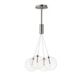thumbnail image 1 of E25084-18SN-ET2 Lighting-Burst - 7.2W 4 LED Pendant-39.5 Inches Tall and 17 Inches Wide-Satin Nickel Finish-Clear Glass Color, 1 of 5