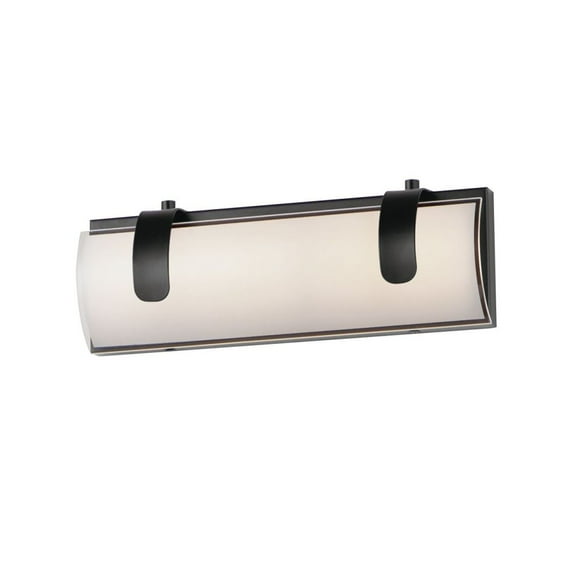 Clutch 1 - Light Black Modern Glass And Steel Wall Sconce