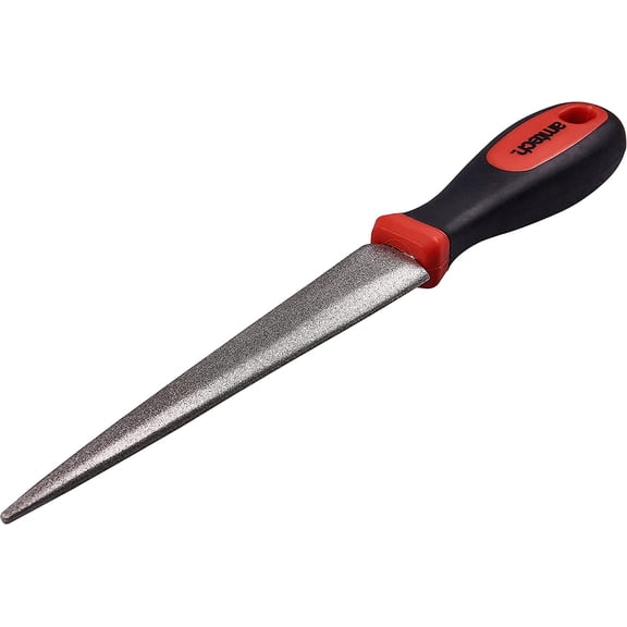 E2556 Diamond Sharpening File for Scissors Knives and Garden Tools 2-Sided Flat Curved
