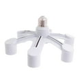 thumbnail image 1 of E26 E27 7 6 5 4 3 in 1 LED Light Bulbs Socket Adapter Splitter, Standard Lamp Holder Base Converter for Home Commercial, 1 of 9