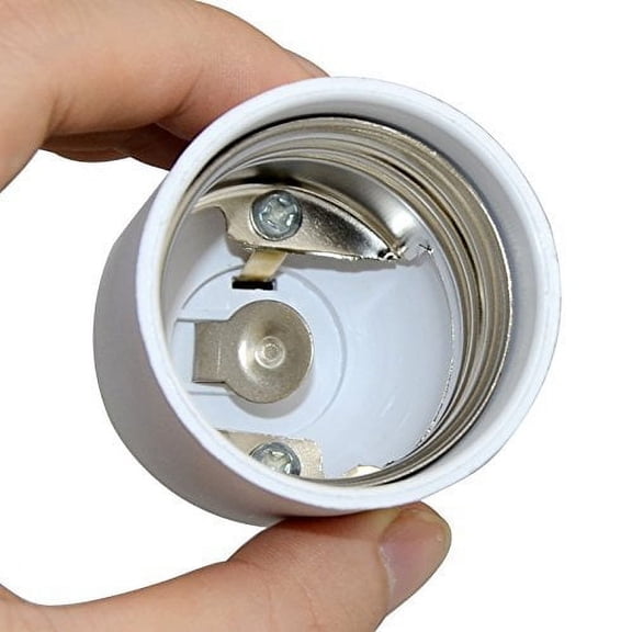 E26/E27 Medium Edison Screw - E39 Mogul Base Light Bulb Socket Lamp Enlarger Converter Adapter (5pcs/Pack)